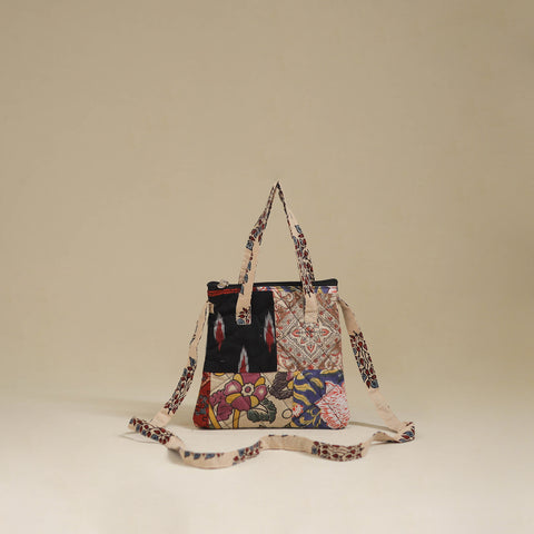 Multicolor - Handmade Quilted Patchwork Sling Bag 24