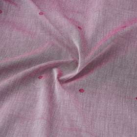 Handloom Thread Buti Mercerised Cotton Chanderi Fabric 06