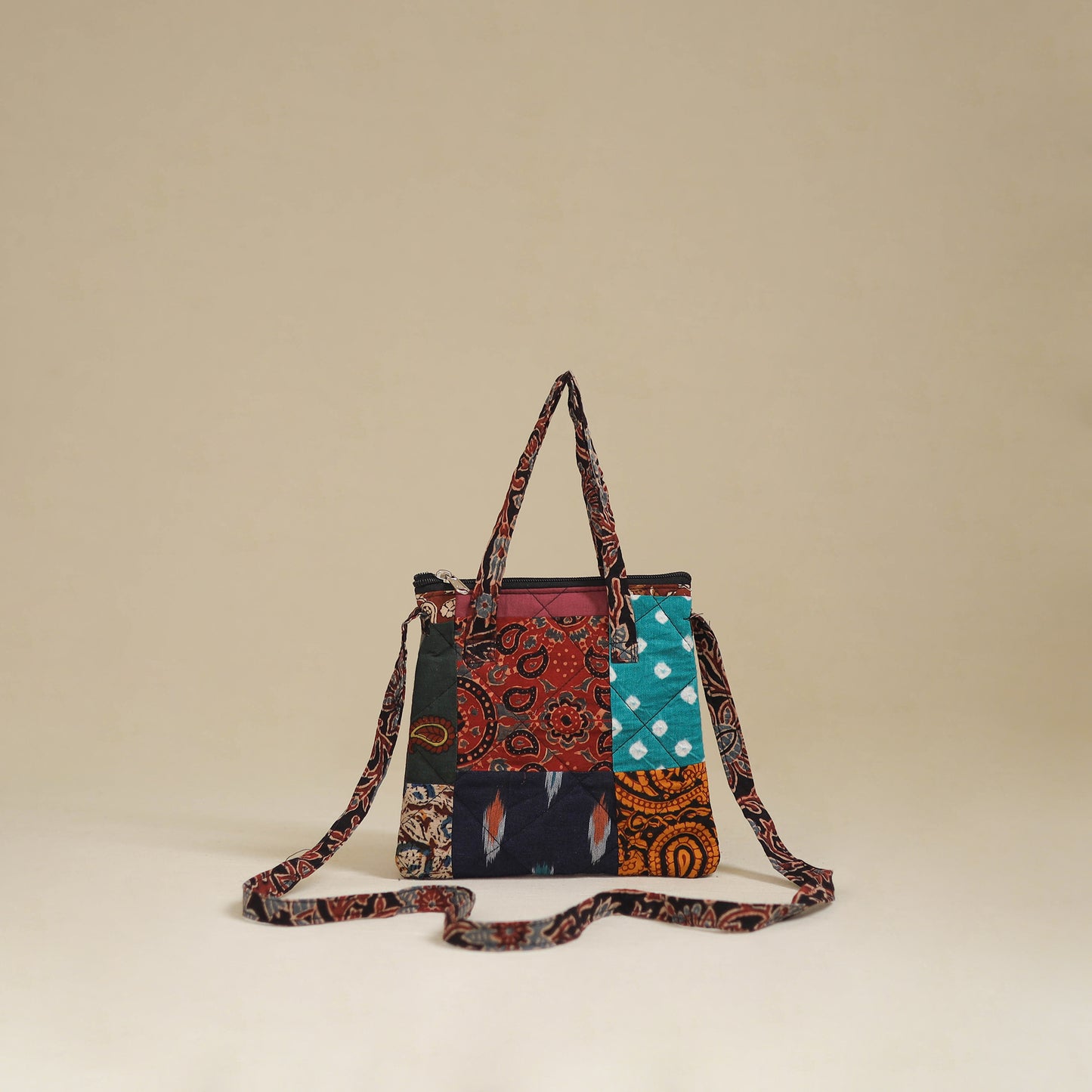 Handmade Quilted Patchwork Sling Bag 25