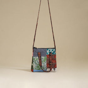 Handmade Quilted Patchwork Sling Bag 26