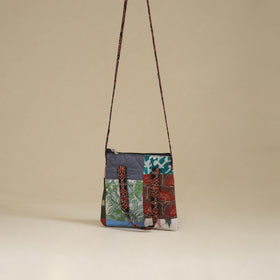Handmade Quilted Patchwork Sling Bag 26