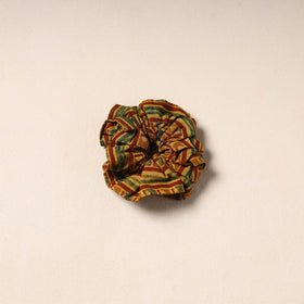 Yellow Handmade Cotton Elastic Rubber Band/Scrunchie