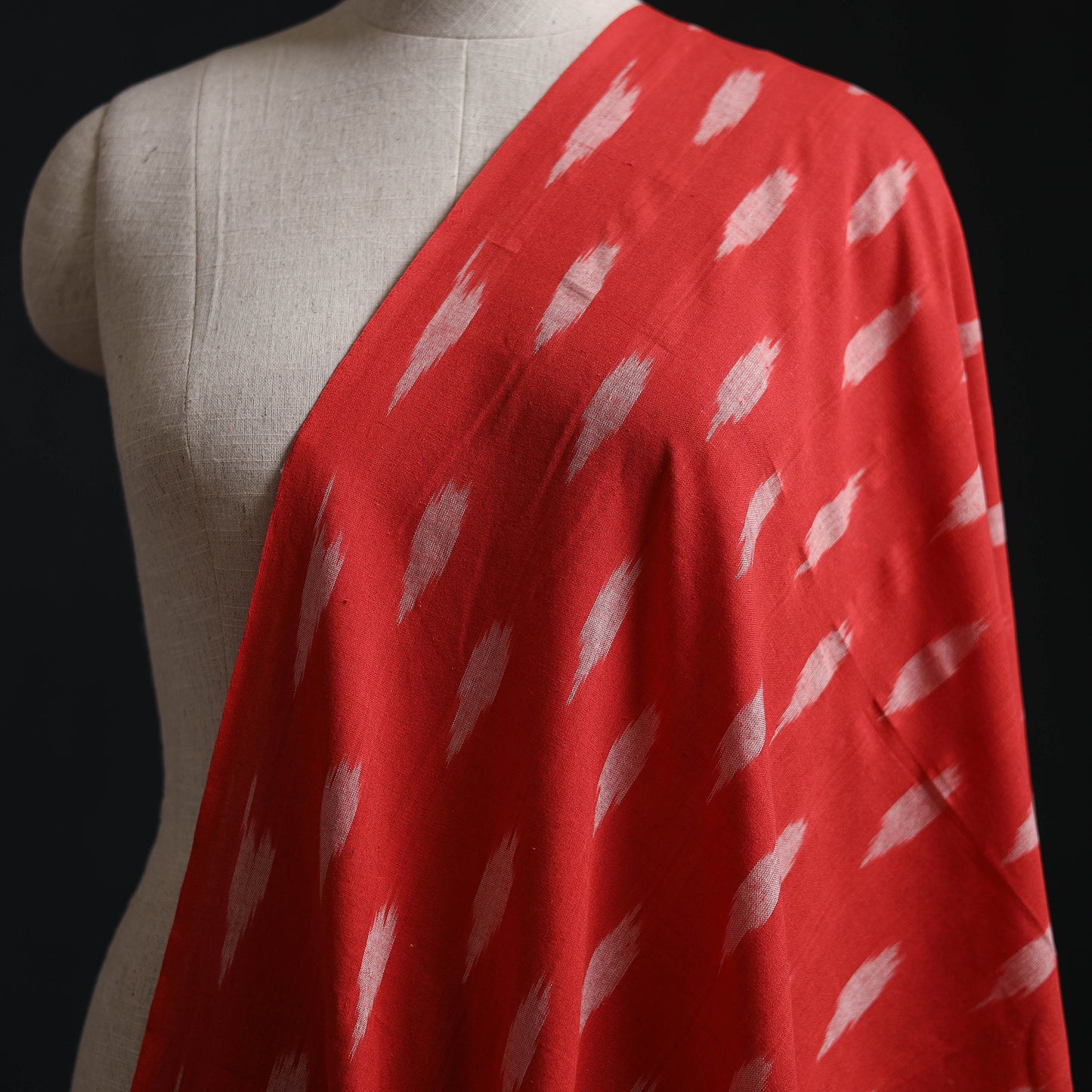 Pochampally Ikat Weave Cotton Fabric 06