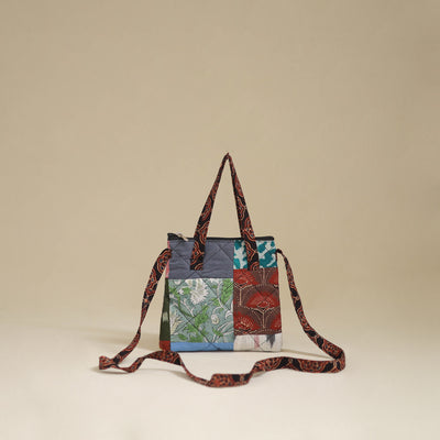 Handmade Quilted Patchwork Sling Bag 26