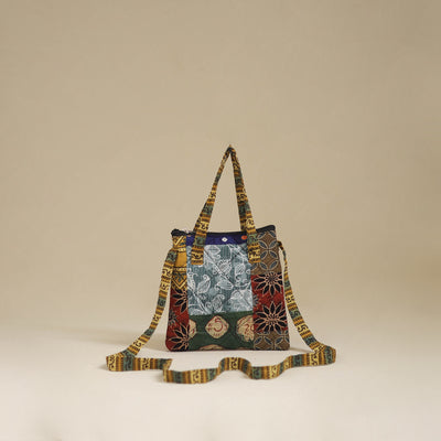 Handmade Quilted Patchwork Sling Bag 27