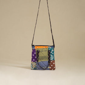 Handmade Quilted Patchwork Sling Bag 29