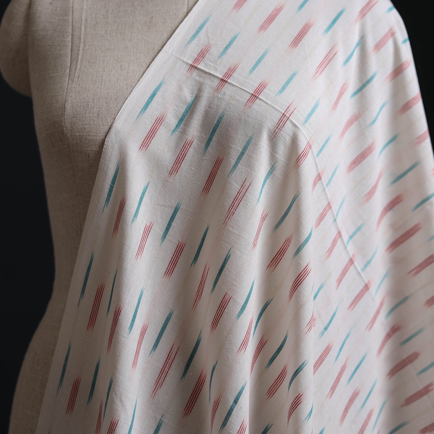 Pochampally Ikat Weave Cotton Fabric 03