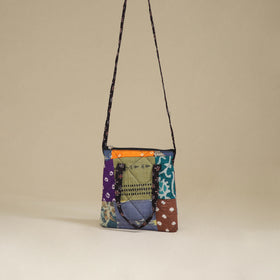 Handmade Quilted Patchwork Sling Bag 29