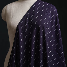 Purple - Pochampally Ikat Weave Cotton Fabric 04
