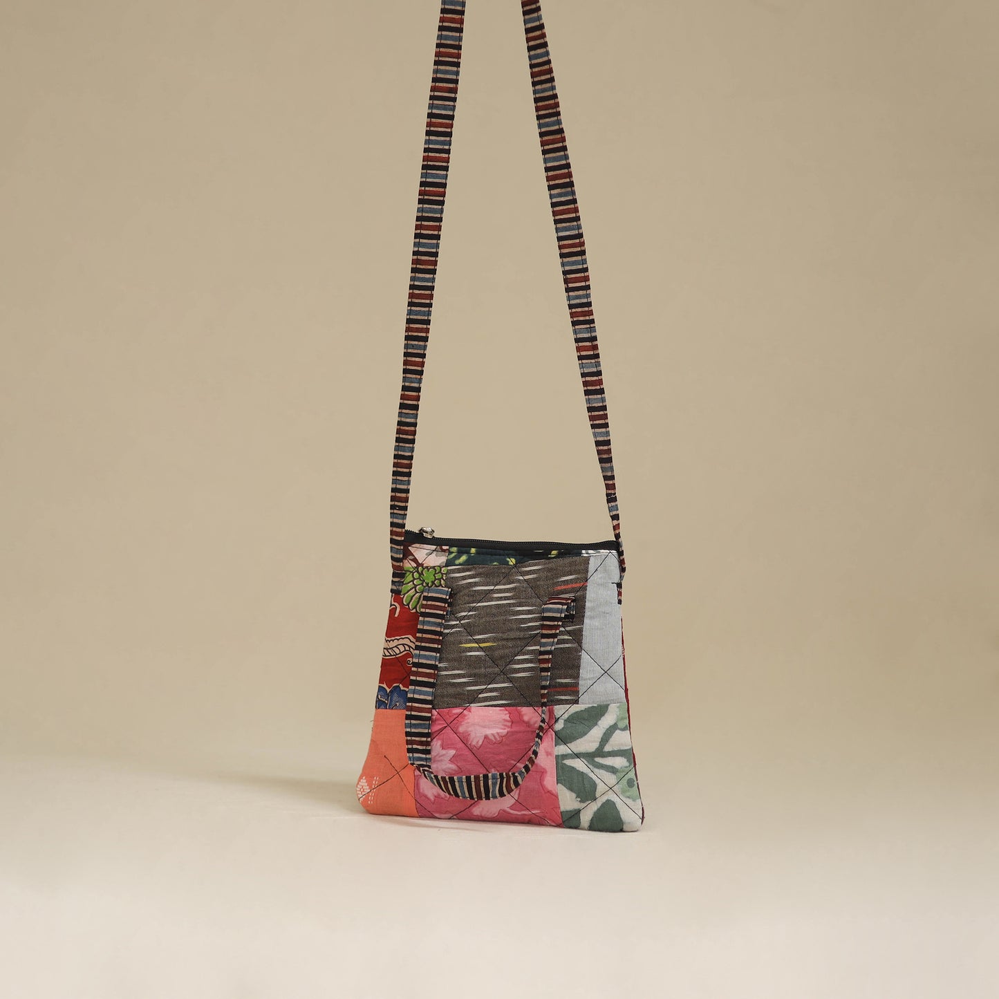 Handmade Quilted Patchwork Sling Bag 30