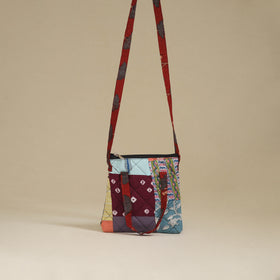 Handmade Quilted Patchwork Sling Bag 31