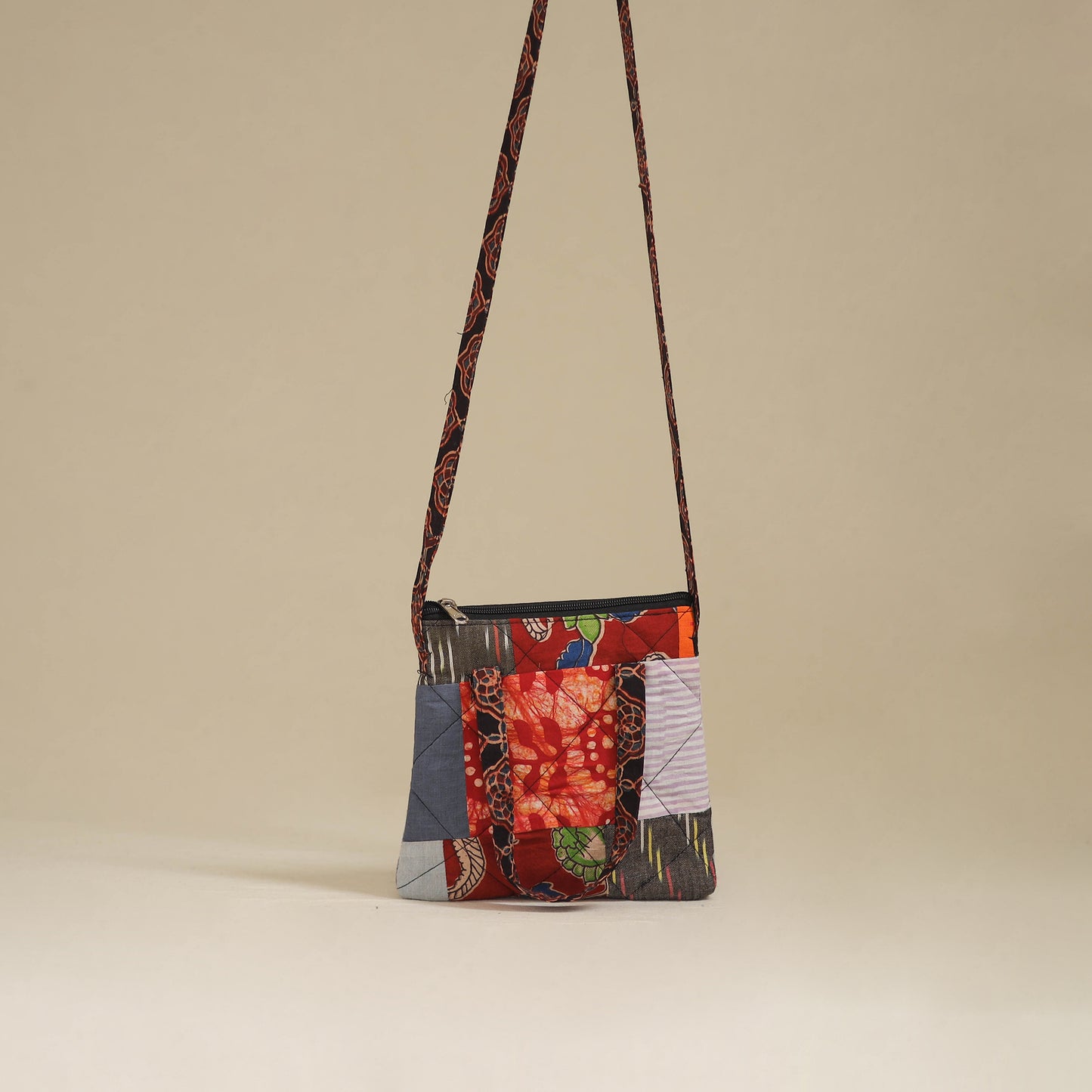 Handmade Quilted Patchwork Sling Bag 32
