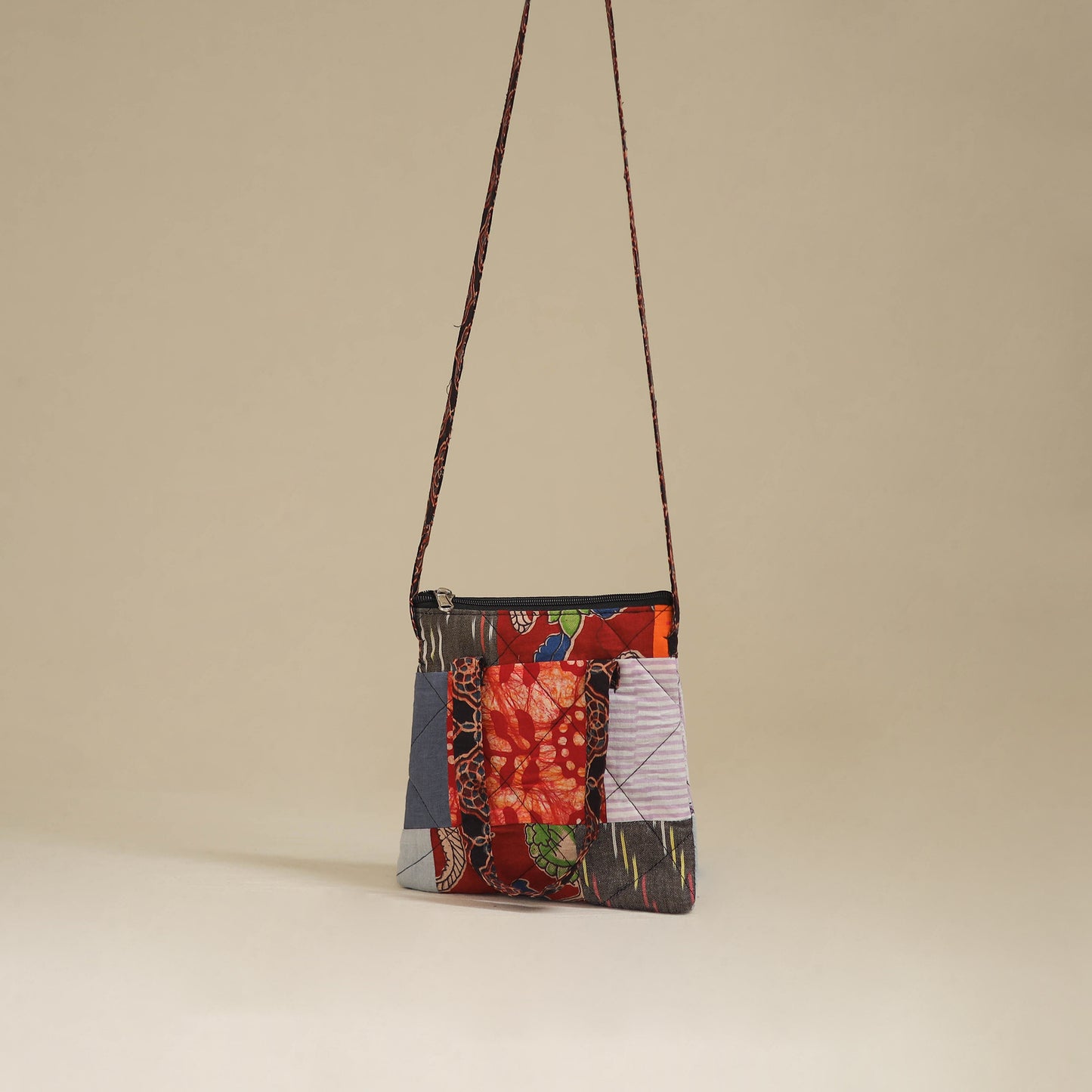 Handmade Quilted Patchwork Sling Bag 32