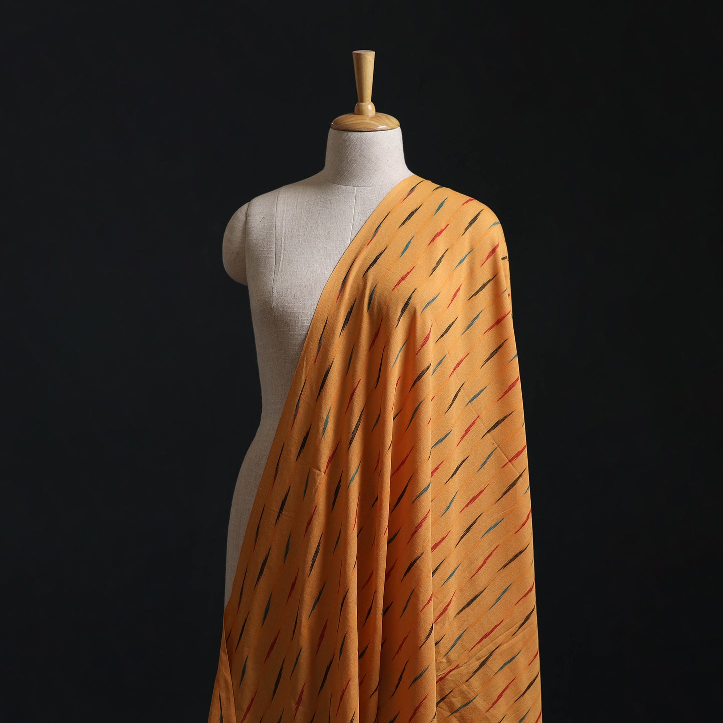 Pochampally Ikat Weave Cotton Fabric 08