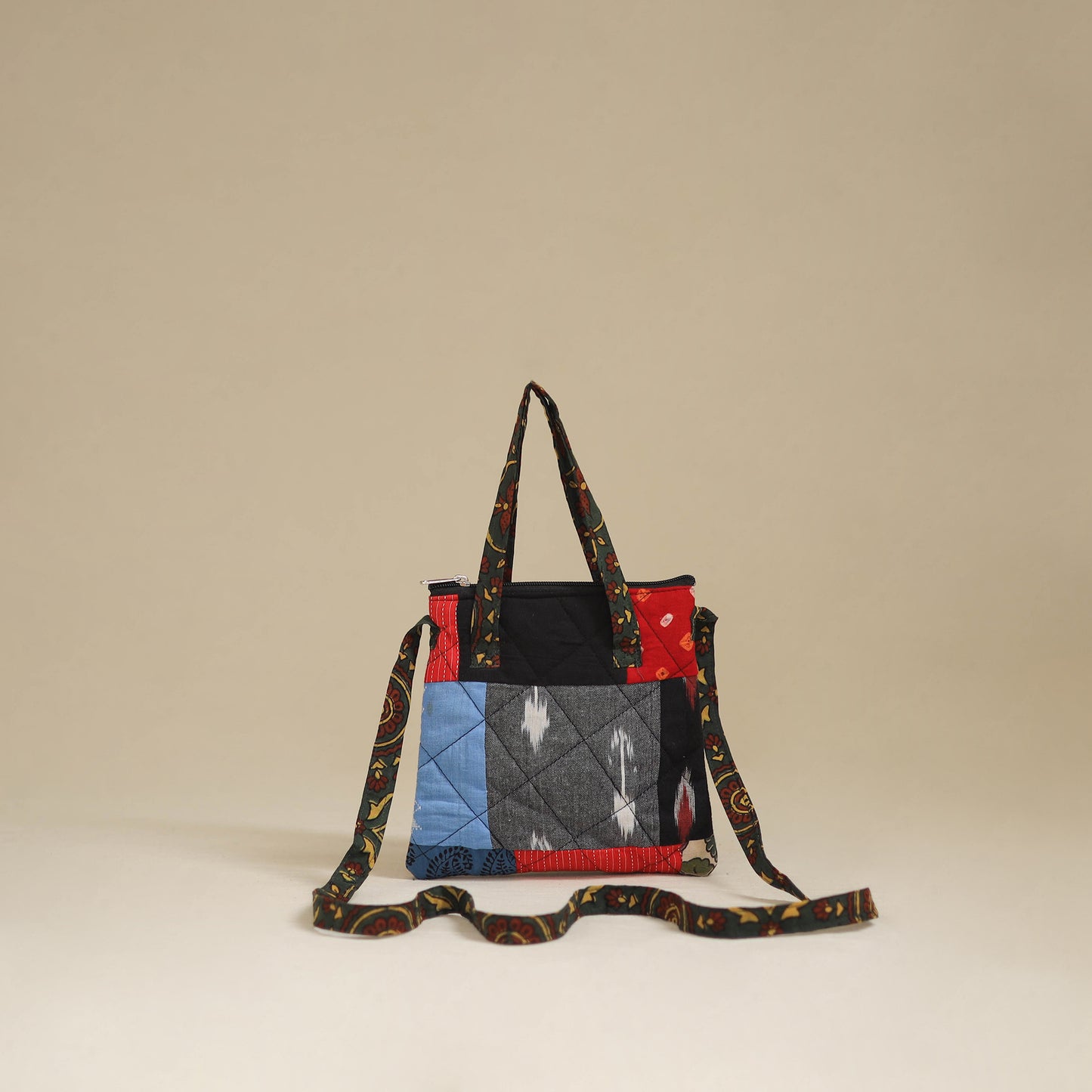Handmade Quilted Patchwork Sling Bag 33