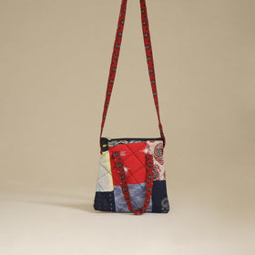 Handmade Quilted Patchwork Sling Bag 34
