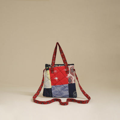 Handmade Quilted Patchwork Sling Bag 34