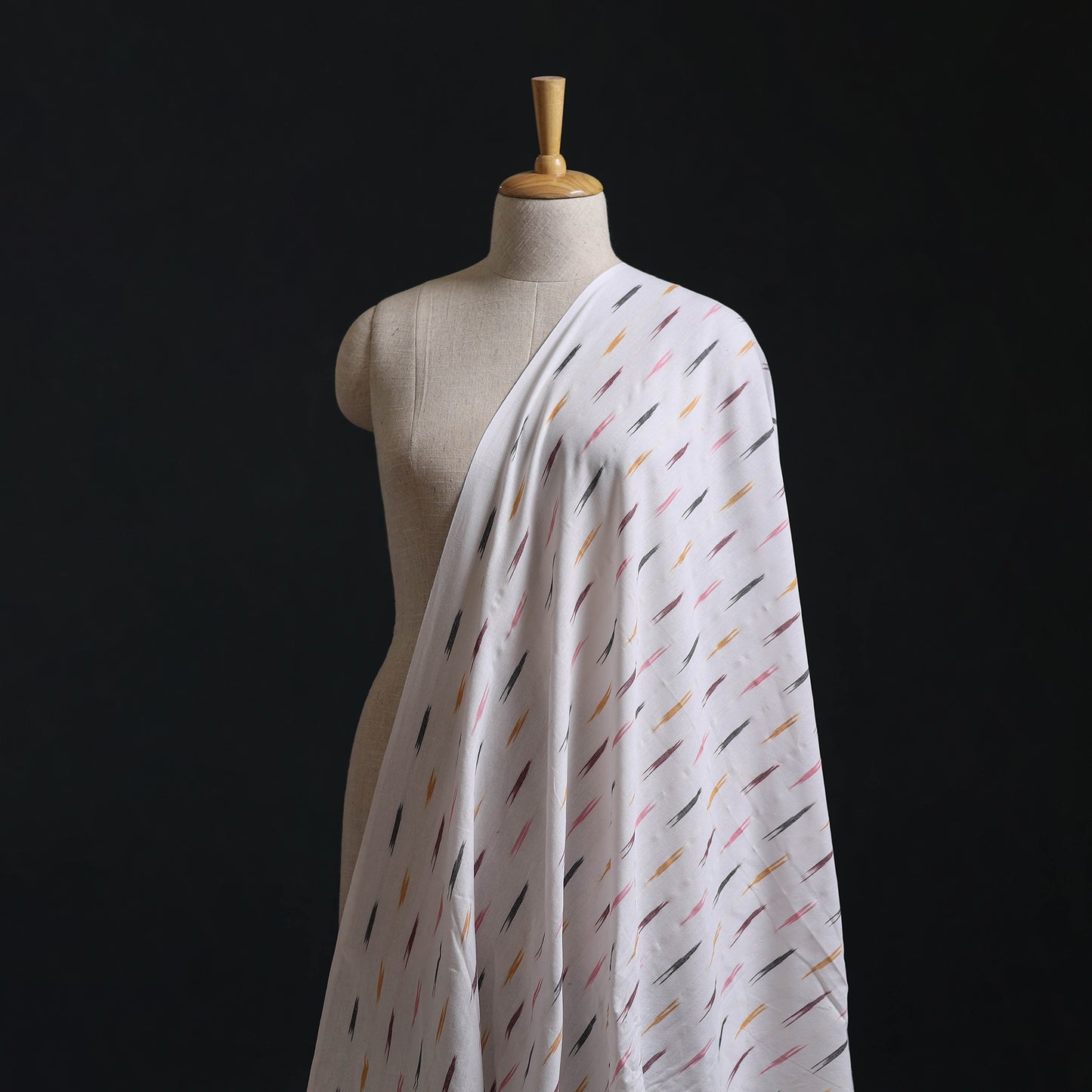 Pochampally Ikat Weave Cotton Fabric 10
