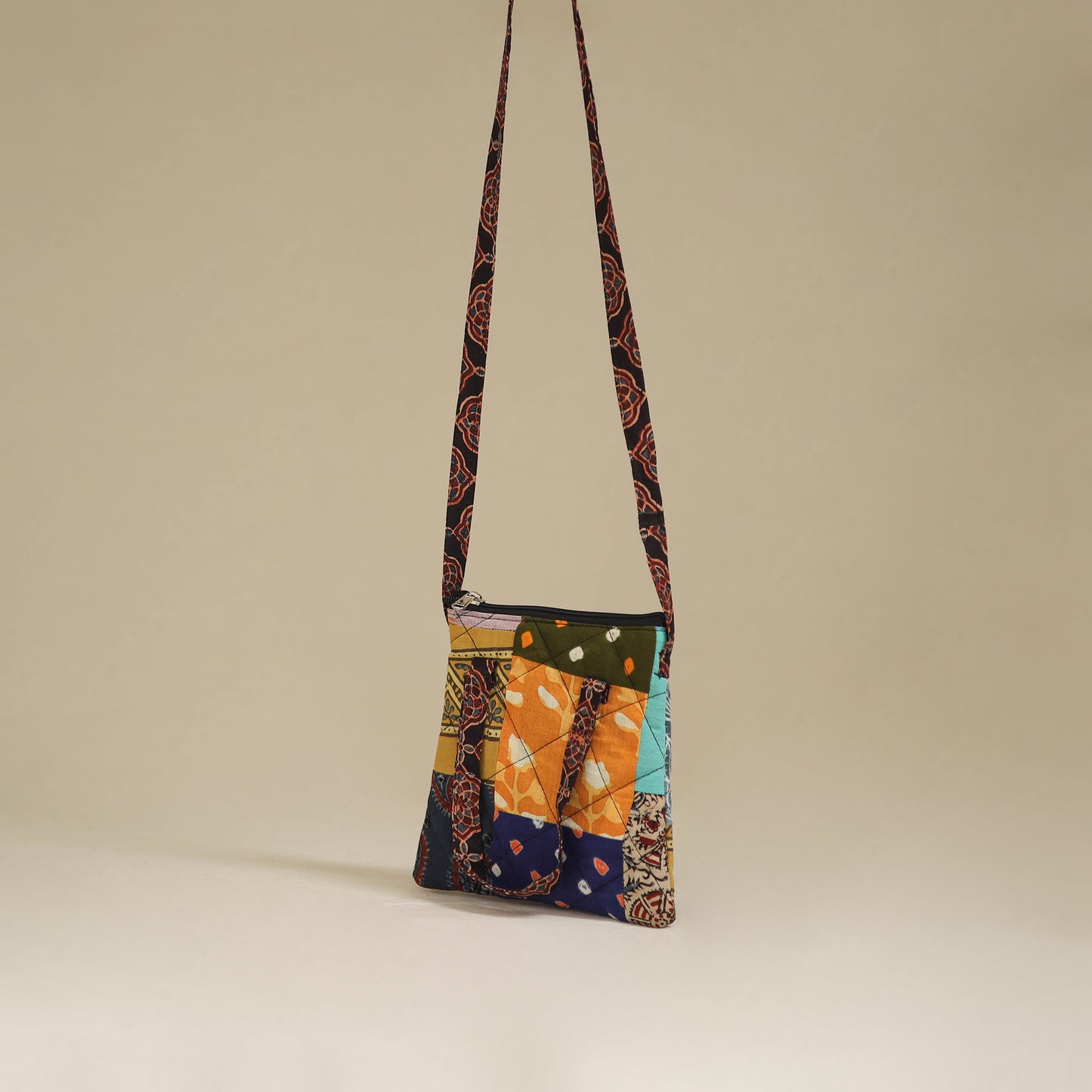 Handmade Quilted Patchwork Sling Bag 35