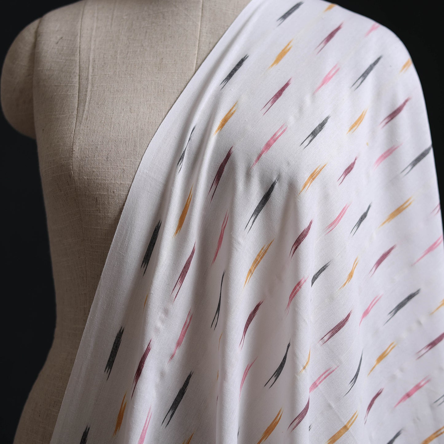 Pochampally Ikat Weave Cotton Fabric 10