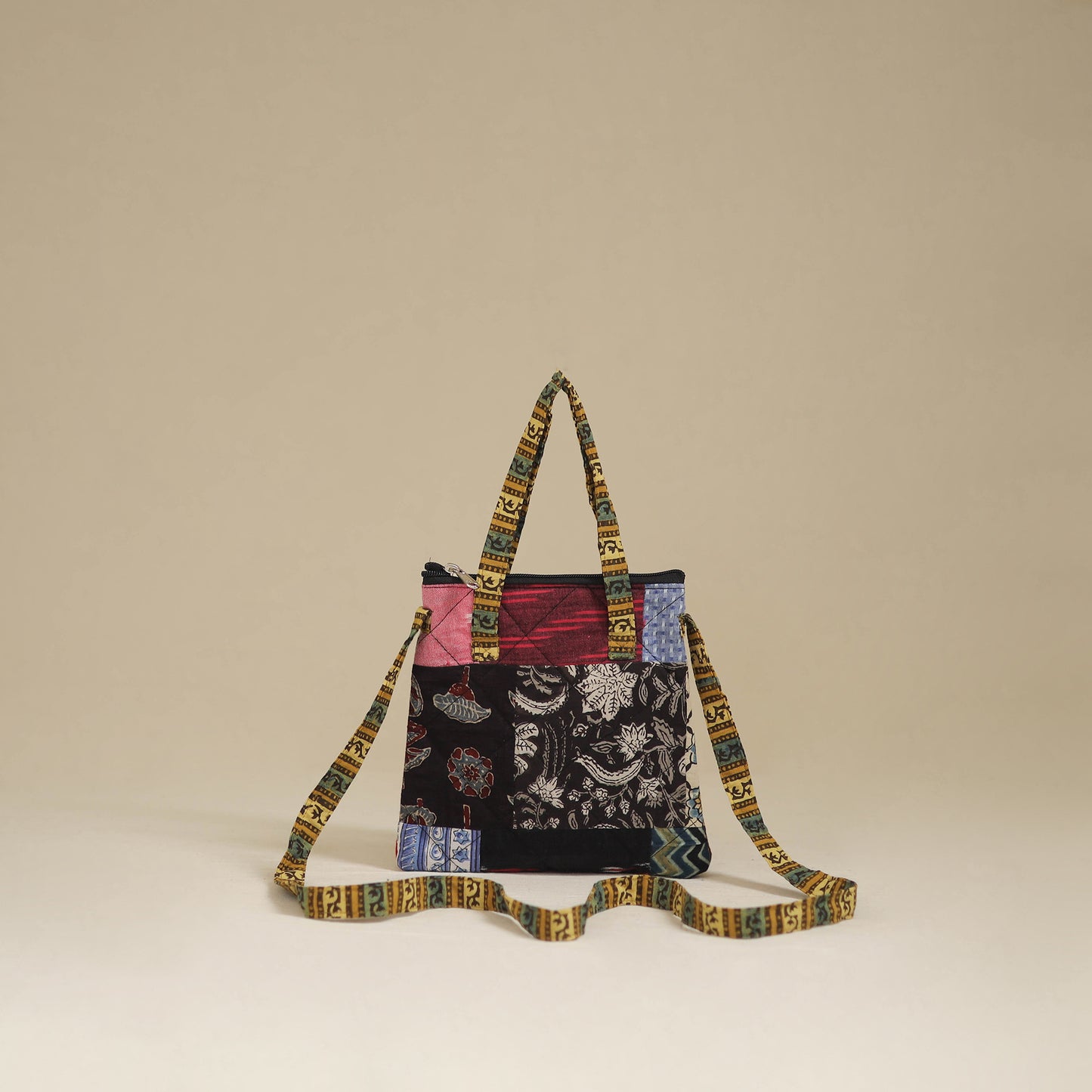 Handmade Quilted Patchwork Sling Bag 36