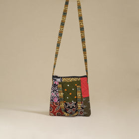 Handmade Quilted Patchwork Sling Bag 37