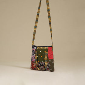 Handmade Quilted Patchwork Sling Bag 37