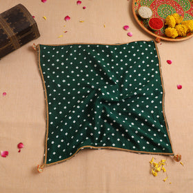 Handcrafted Lace Work Pooja Thali Cover 36