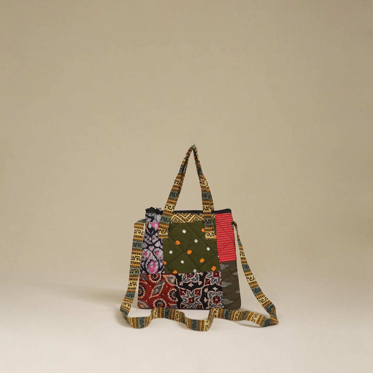 Handmade Quilted Patchwork Sling Bag 37