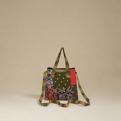 Handmade Quilted Patchwork Sling Bag 37