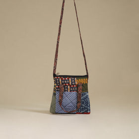 Handmade Quilted Patchwork Sling Bag 38