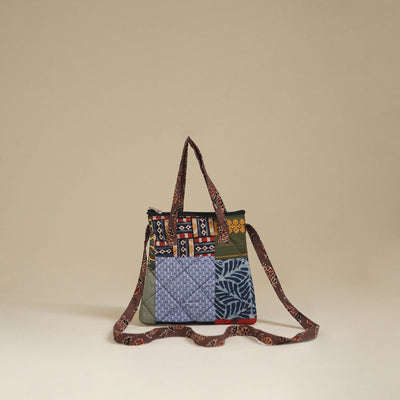Handmade Quilted Patchwork Sling Bag 38