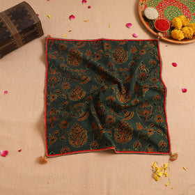 Handcrafted lace work pooja thali cover 43