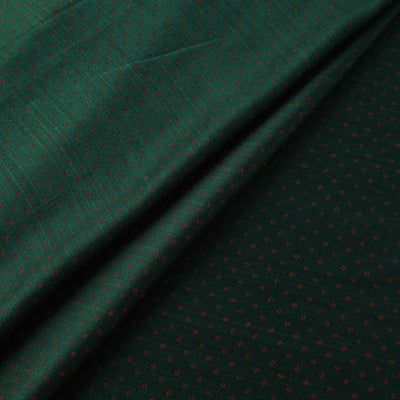 Pure Handloom Silk Cotton Mashru Fabric (Width - 22 in) 07