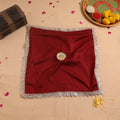 Handcrafted Lace Work Pooja Thali Cover 45