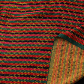 Pure Handloom Silk Cotton Mashru Fabric (Width - 22 in) 06