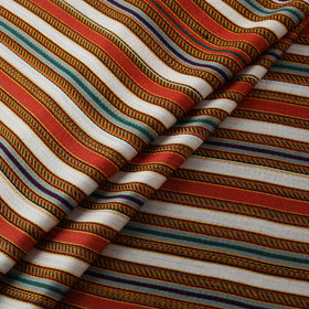 Pure Handloom Silk Cotton Mashru Fabric (Width - 22 in) 05