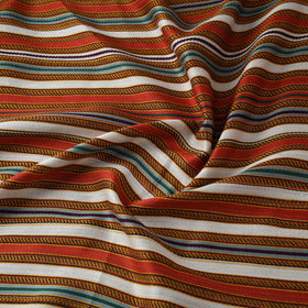 Pure Handloom Silk Cotton Mashru Fabric (Width - 22 in) 05