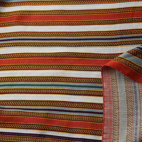 Pure Handloom Silk Cotton Mashru Fabric (Width - 22 in) 05