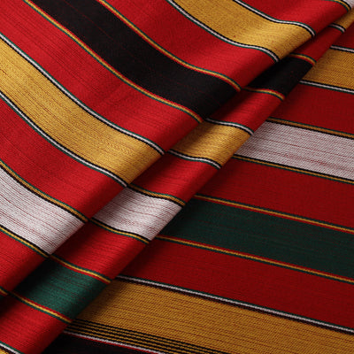 Pure Handloom Silk Cotton Mashru Fabric (Width - 22 in) 03
