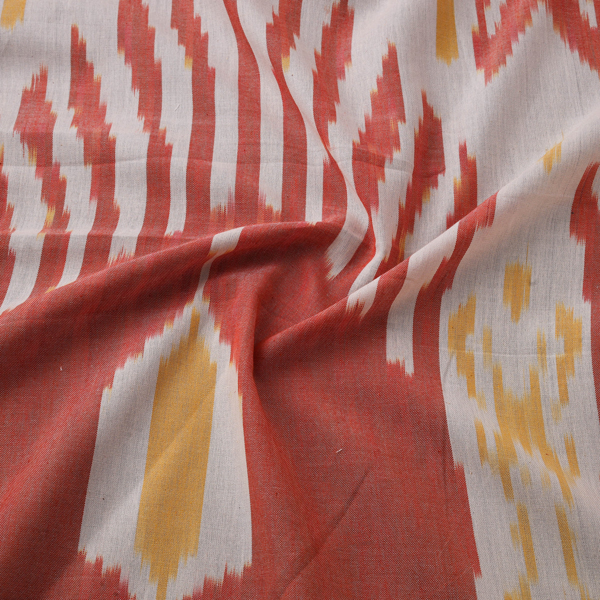 Pochampally Central Asian Ikat Pure Cotton Fabric 01