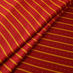 Pure Handloom Silk Cotton Mashru Fabric (Width - 22 in) 02