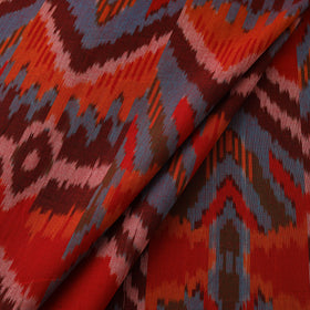 Pochampally Central Asian Ikat Pure Cotton Fabric 02