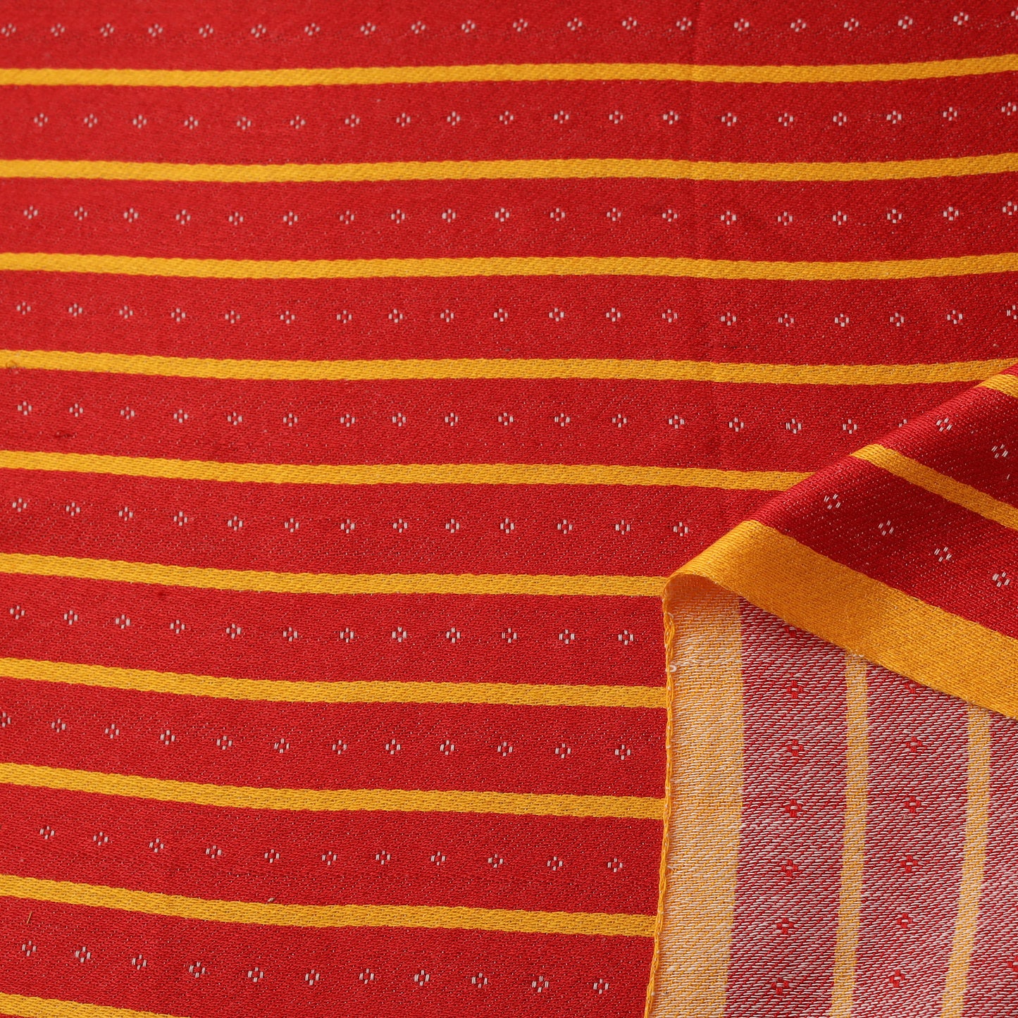 Pure Handloom Silk Cotton Mashru Fabric (Width - 22 in) 02