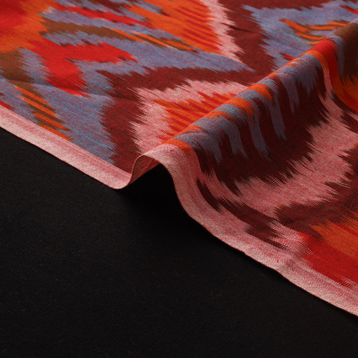 Pochampally Central Asian Ikat Pure Cotton Fabric 02