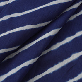 Buy Leheriya Tie-Dye Chanderi Silk Fabric 94 Online at iTokri.com