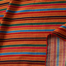 Pure Handloom Silk Cotton Mashru Fabric (Width - 22 in) 04
