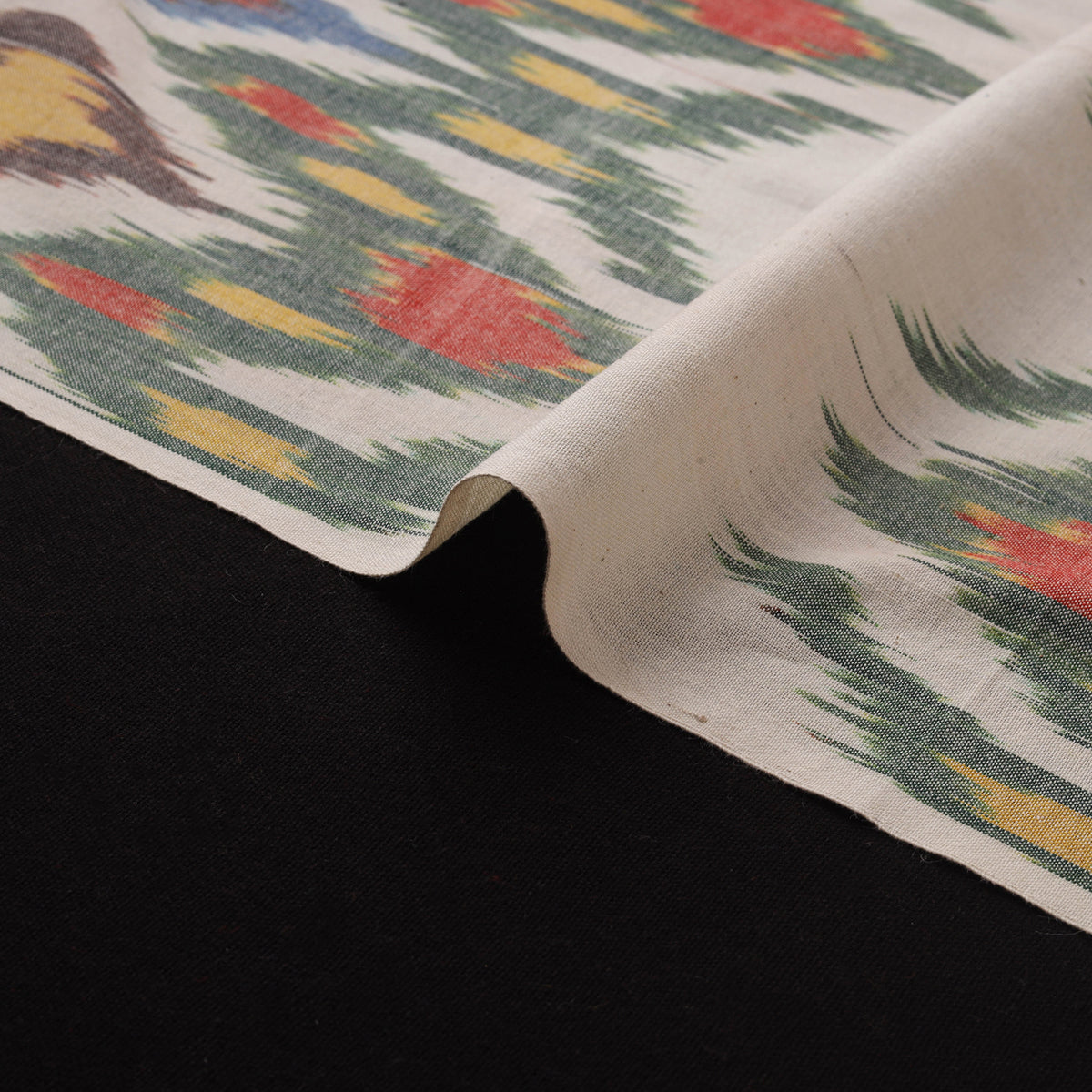 Pochampally Central Asian Ikat Pure Cotton Fabric 05