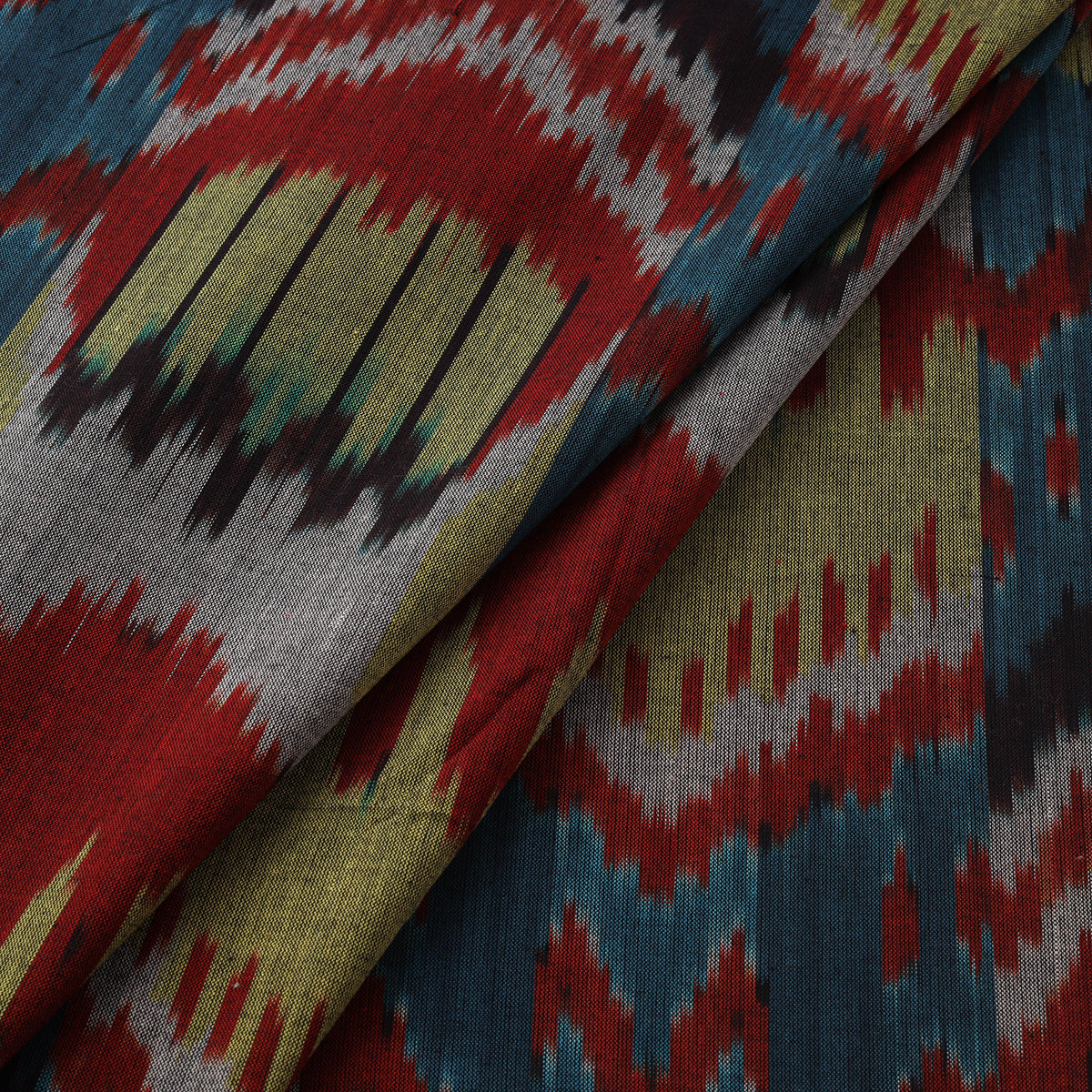 Pochampally Central Asian Ikat Pure Cotton Fabric 06