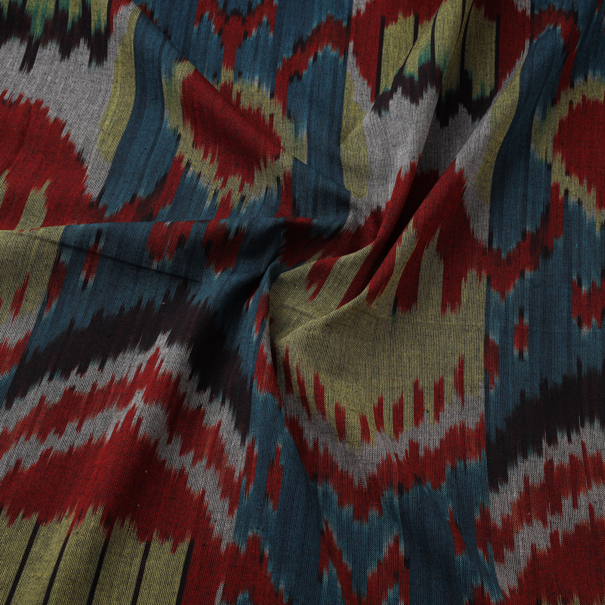 Pochampally Central Asian Ikat Pure Cotton Fabric 06